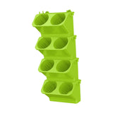 Maxbell Wall Mounted Plant Holder Home Decor Flower Rack for Hallway Entryway Indoor Green