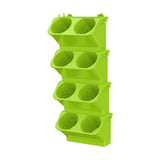 Maxbell Wall Mounted Plant Holder Home Decor Flower Rack for Hallway Entryway Indoor Green