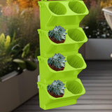 Maxbell Wall Mounted Plant Holder Home Decor Flower Rack for Hallway Entryway Indoor Green