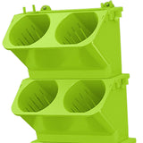 Maxbell Wall Mounted Plant Holder Home Decor Flower Rack for Hallway Entryway Indoor Green