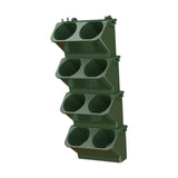 Maxbell Wall Mounted Plant Holder Home Decor Flower Rack for Hallway Entryway Indoor Dark Green