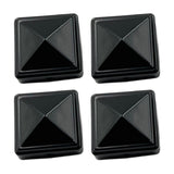 Maxbell 4 Pieces Iron Fence Post Cap Decorative Post Caps Reusable Fence Accessories S