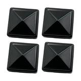 Maxbell 4 Pieces Iron Fence Post Cap Decorative Post Caps Reusable Fence Accessories M