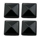 Maxbell 4 Pieces Iron Fence Post Cap Decorative Post Caps Reusable Fence Accessories M