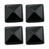 Maxbell 4 Pieces Iron Fence Post Cap Decorative Post Caps Reusable Fence Accessories M