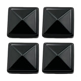 Maxbell 4 Pieces Iron Fence Post Cap Decorative Post Caps Reusable Fence Accessories L