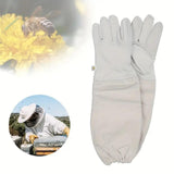 Maxbell Beekeeping Gloves 1 Pair Canvas with Elastic Cuffs Beekeeper Anti Bee Gloves