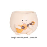 Maxbell Smile Face Planter Gift Home Decoration Flowerpot for Office Patio Entryway