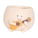 Maxbell Smile Face Planter Gift Home Decoration Flowerpot for Office Patio Entryway