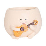Maxbell Smile Face Planter Gift Home Decoration Flowerpot for Office Patio Entryway