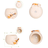 Maxbell Smile Face Planter Gift Home Decoration Flowerpot for Office Patio Entryway