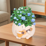Maxbell Smile Face Planter Gift Home Decoration Flowerpot for Office Patio Entryway