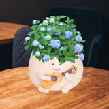 Maxbell Smile Face Planter Gift Home Decoration Flowerpot for Office Patio Entryway
