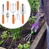 Maxbell 5Pcs Stainless Steel Gardening Tools for Loose Soil Planting Flowers Digging