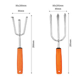 Maxbell 5Pcs Stainless Steel Gardening Tools for Loose Soil Planting Flowers Digging