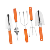Maxbell 5Pcs Stainless Steel Gardening Tools for Loose Soil Planting Flowers Digging