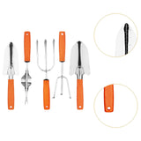 Maxbell 5Pcs Stainless Steel Gardening Tools for Loose Soil Planting Flowers Digging