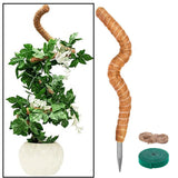 Maxbell Moss Pole for Plants 47inch Palm Bendable for Potted Plants