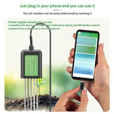 Maxbell 8 in 1 Soil Tester Portable Soil PH Tester for Gardening Indoor Outdoor Farm