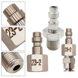 Maxbell Hpa Quick Disconnect Adapter Metal Heavy Duty Sturdy Fittings Coupler NPT Male