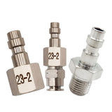 Maxbell Hpa Quick Disconnect Adapter Metal Heavy Duty Sturdy Fittings Coupler NPT Male