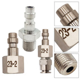 Maxbell Hpa Quick Disconnect Adapter Metal Heavy Duty Sturdy Fittings Coupler NPT Male
