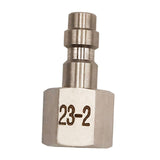 Maxbell Hpa Quick Disconnect Adapter Metal Heavy Duty Sturdy Fittings Coupler NPT Male