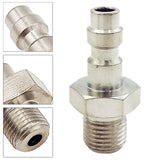 Maxbell Hpa Quick Disconnect Adapter Metal Heavy Duty Sturdy Fittings Coupler M10 Female
