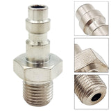 Maxbell Hpa Quick Disconnect Adapter Metal Heavy Duty Sturdy Fittings Coupler M10 Female
