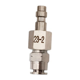 Maxbell Hpa Quick Disconnect Adapter Metal Heavy Duty Sturdy Fittings Coupler NPT Male  Straight