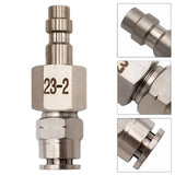 Maxbell Hpa Quick Disconnect Adapter Metal Heavy Duty Sturdy Fittings Coupler NPT Male  Straight