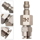 Maxbell Hpa Quick Disconnect Adapter Metal Heavy Duty Sturdy Fittings Coupler NPT Male  Straight
