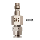 Maxbell Hpa Quick Disconnect Adapter Metal Heavy Duty Sturdy Fittings Coupler NPT Male  Straight