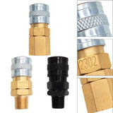 Maxbell Foster-type Quick Connector Sturdy 1/8NPT Thread for Pump High Pressure Tank Type A