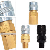 Maxbell Foster-type Quick Connector Sturdy 1/8NPT Thread for Pump High Pressure Tank Type A