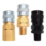 Maxbell Foster-type Quick Connector Sturdy 1/8NPT Thread for Pump High Pressure Tank Type A