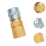 Maxbell Foster-type Quick Connector Sturdy 1/8NPT Thread for Pump High Pressure Tank Type A