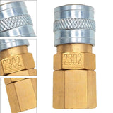 Maxbell Foster-type Quick Connector Sturdy 1/8NPT Thread for Pump High Pressure Tank Type A