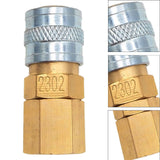 Maxbell Foster-type Quick Connector Sturdy 1/8NPT Thread for Pump High Pressure Tank Type A