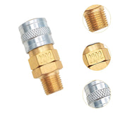 Maxbell Foster-type Quick Connector Sturdy 1/8NPT Thread for Pump High Pressure Tank Type B