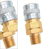 Maxbell Foster-type Quick Connector Sturdy 1/8NPT Thread for Pump High Pressure Tank Type B