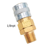 Maxbell Foster-type Quick Connector Sturdy 1/8NPT Thread for Pump High Pressure Tank Type B