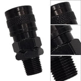 Maxbell Foster-type Quick Connector Sturdy 1/8NPT Thread for Pump High Pressure Tank Type C
