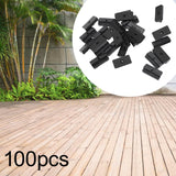 Maxbell 100Pcs Decking Fasteners Portable Easy to Install Durability Floor Fasteners
