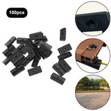 Maxbell 100Pcs Decking Fasteners Portable Easy to Install Durability Floor Fasteners