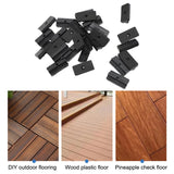 Maxbell 100Pcs Decking Fasteners Portable Easy to Install Durability Floor Fasteners