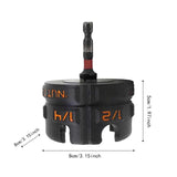 Maxbell Nut Zipper Drill Attachment Hex Shank Nut Driver for Garage Work