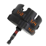 Maxbell Nut Zipper Drill Attachment Hex Shank Nut Driver for Garage Work