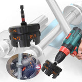 Maxbell Nut Zipper Drill Attachment Hex Shank Nut Driver for Garage Work