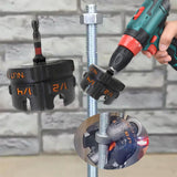 Maxbell Nut Zipper Drill Attachment Hex Shank Nut Driver for Garage Work